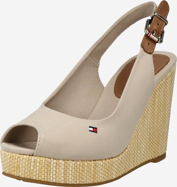 TOMMY HILFIGER Sandaal 'Elena' in Grijs: voorkant