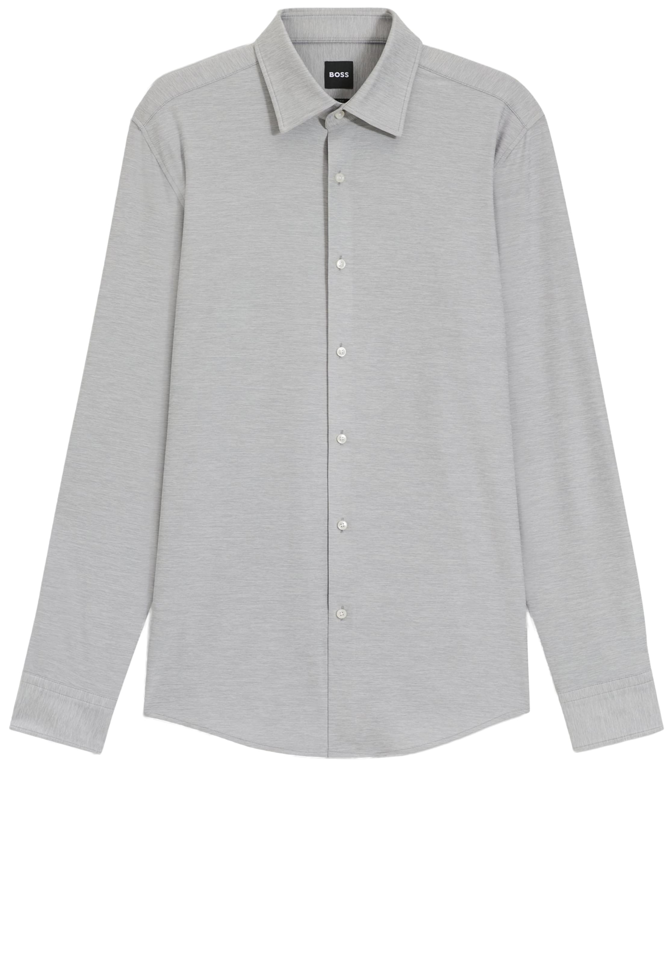 BOSS Regular Fit Hemd 'P-HANK-K-261' in Grau: Vorderseite