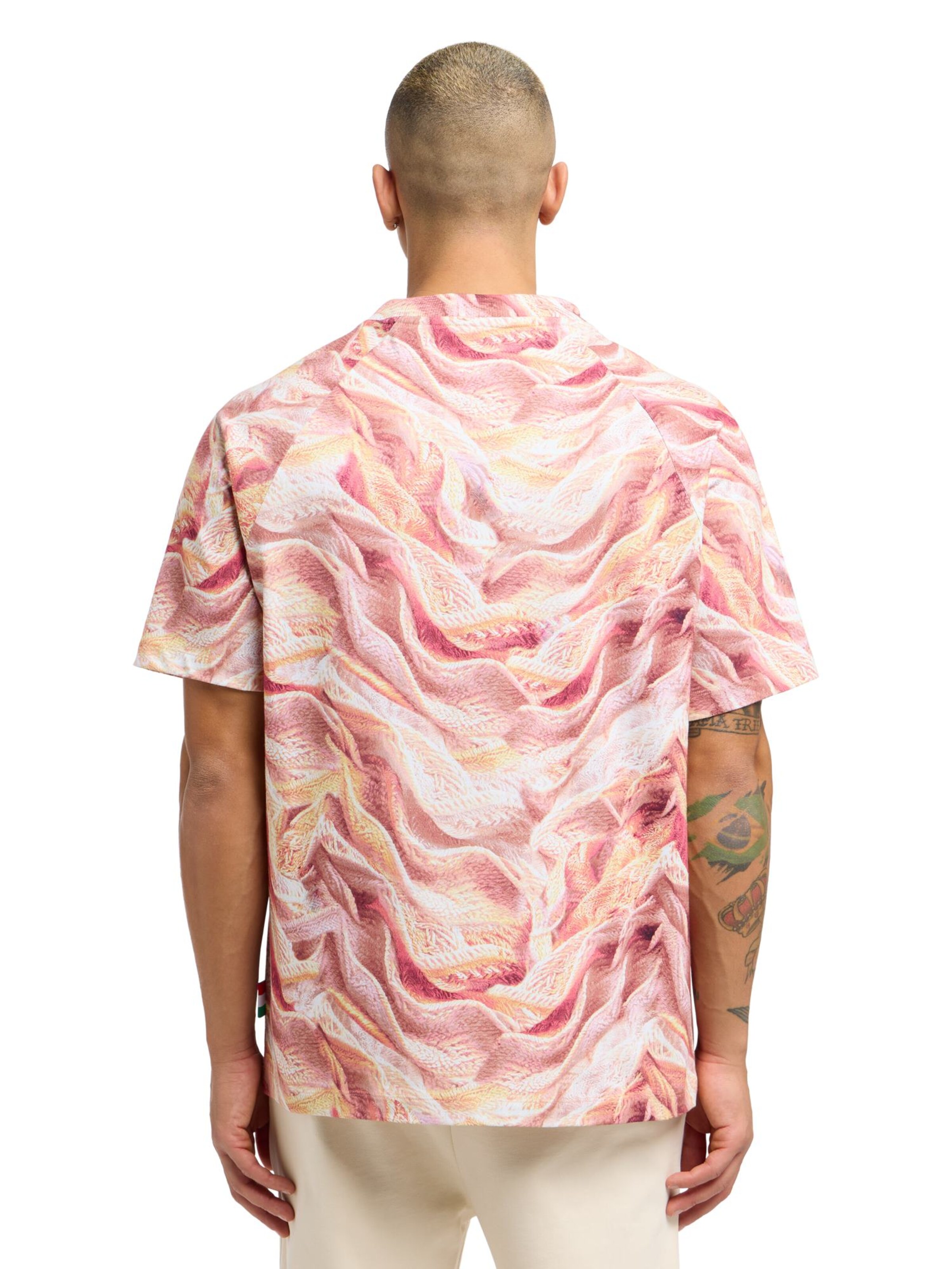 T-Shirt 'Dorn' Carlo Colucci en orange