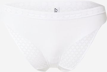 ETAM - Cueca 'CHERIE CHERIE' em branco: frente