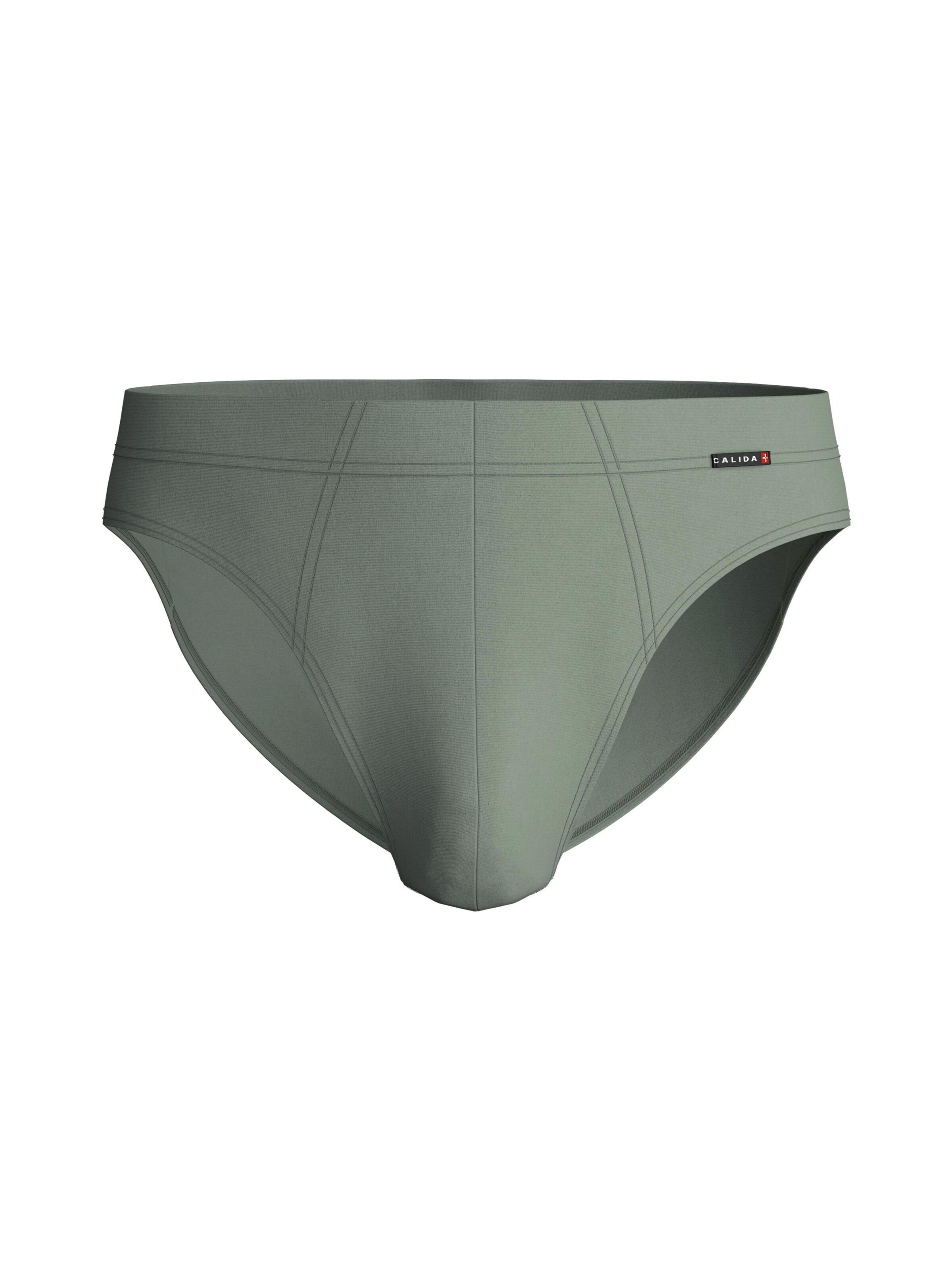 Slip 'Evolution' di CALIDA in grigio: frontale