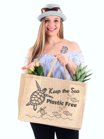 DOMELO Strandtasche 'Domelo' in Beige