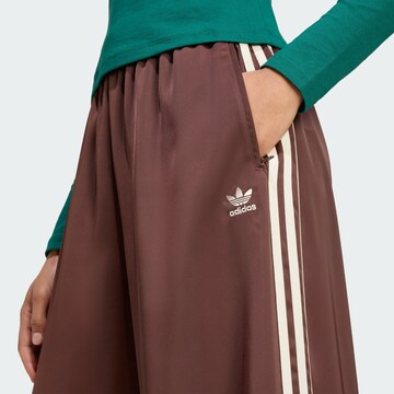 ADIDAS ORIGINALS Wide leg Trousers 'Adicolor' in Brown