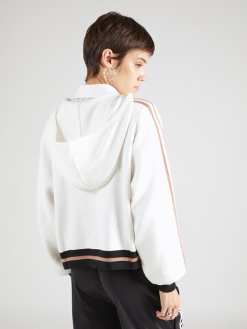 Liu Jo Zip-Up Hoodie in White