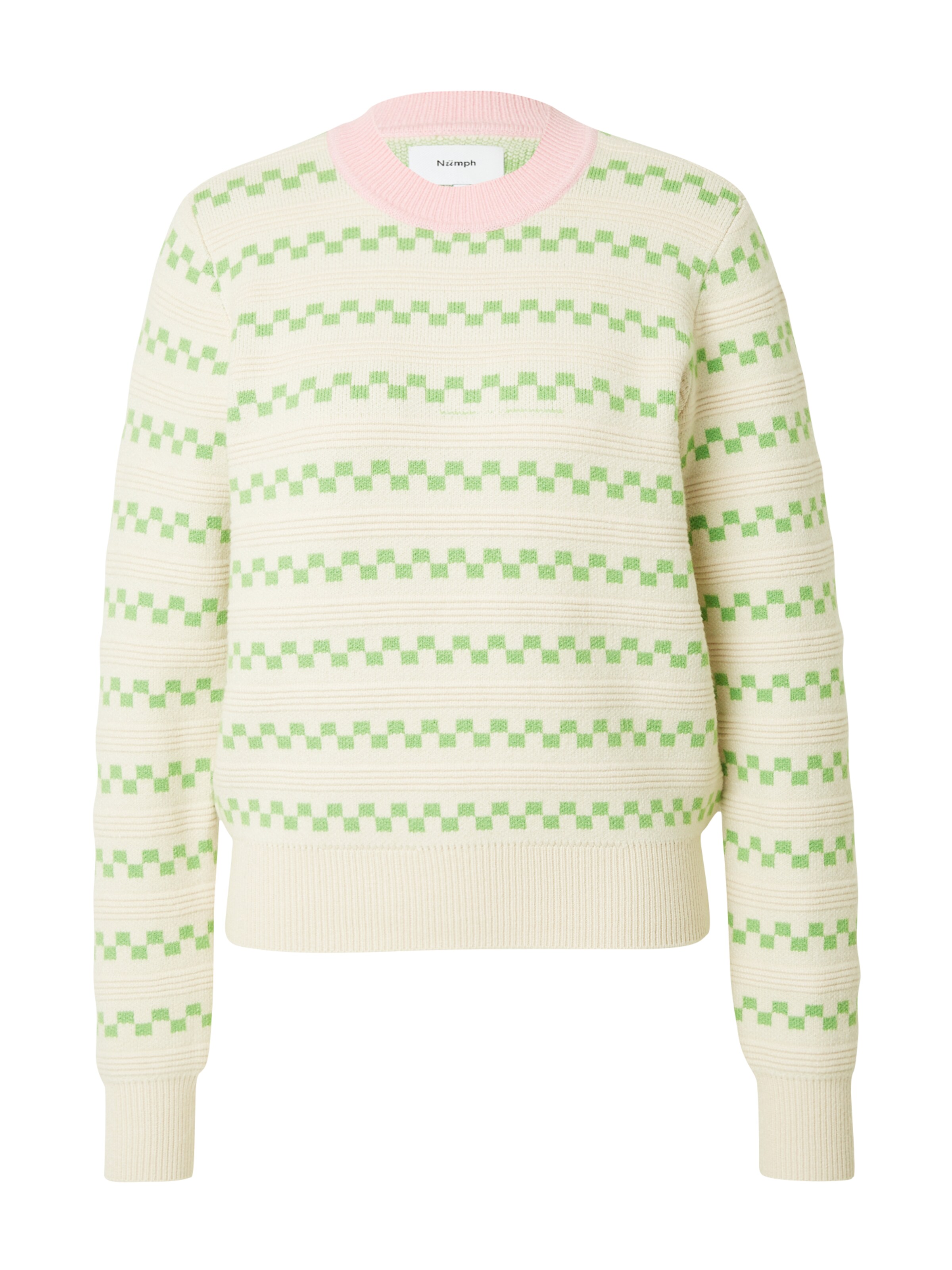 NÜMPH Pullover 'Tate' in Grün: Vorderseite