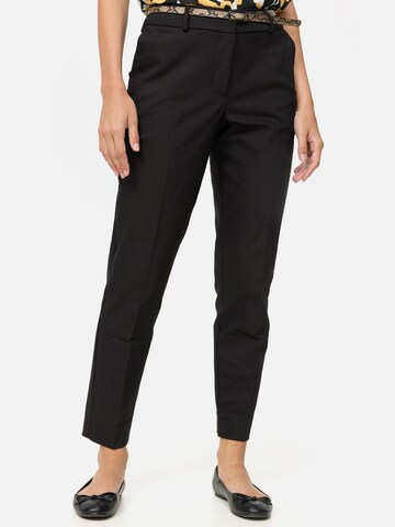 Regular Pantalon à plis Orsay en noir