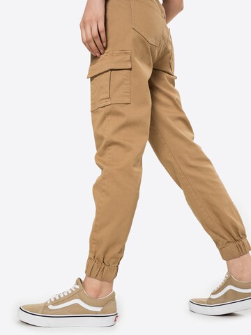 Regular Pantalon cargo 'Leah' ABOUT YOU en beige