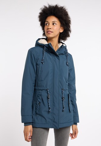 Ragwear Winterparka in Blau: Vorderseite