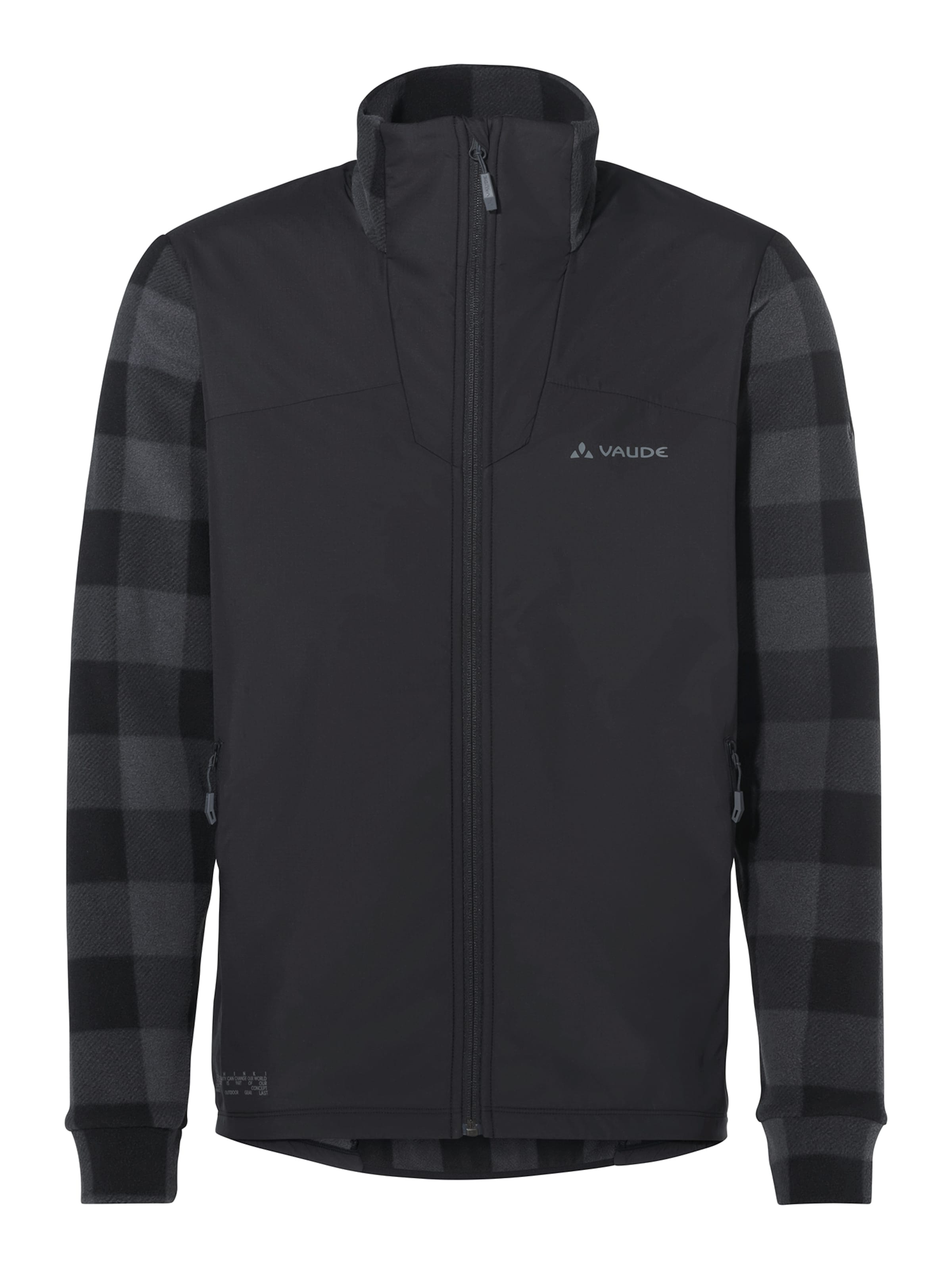 VAUDE Outdoorjas 'Minaki' in Zwart: voorkant