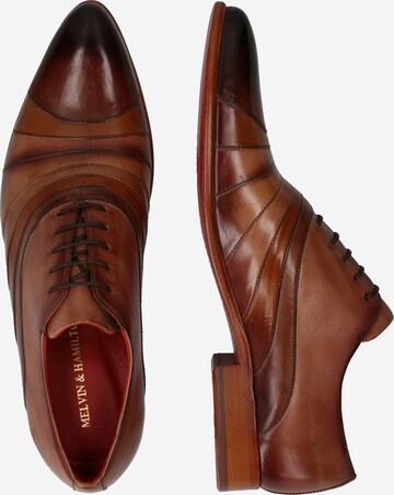 MELVIN & HAMILTON Lace-up shoe 'Toni 43' in Brown