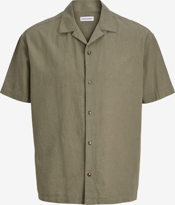 JACK & JONES Классический крой Рубашка 'JJESUMMER' в Зеленый: спереди