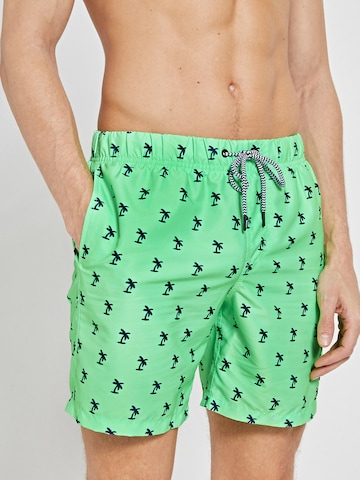 Shorts de bain Shiwi en vert : devant