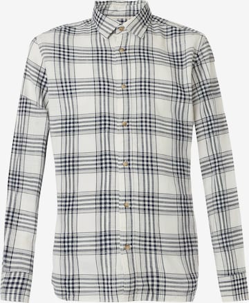 JACK & JONES - Ajuste regular Camisa 'JJEDOVER' en blanco: frente
