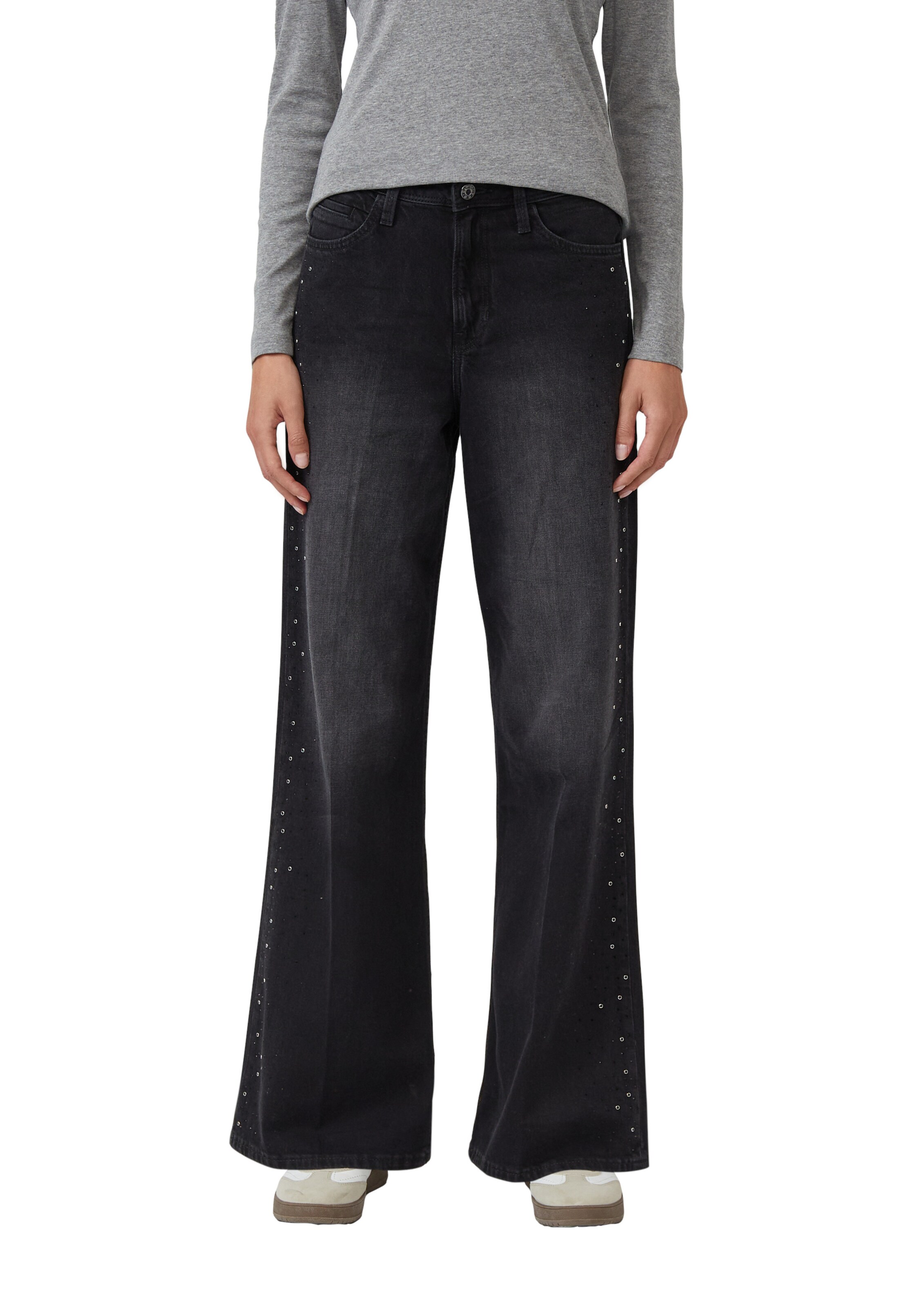 Regular Jean s.Oliver en noir : devant