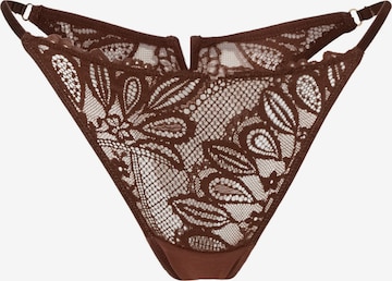 ETAM String 'Persienne' in Braun: Vorderseite