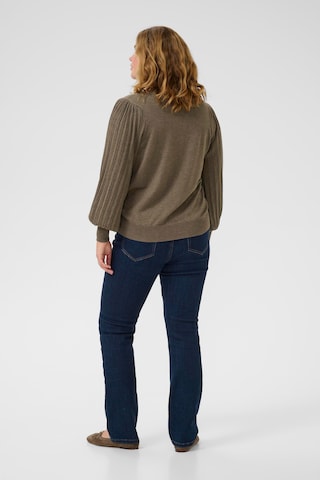 Pull-over 'KC loni' KAFFE CURVE en marron