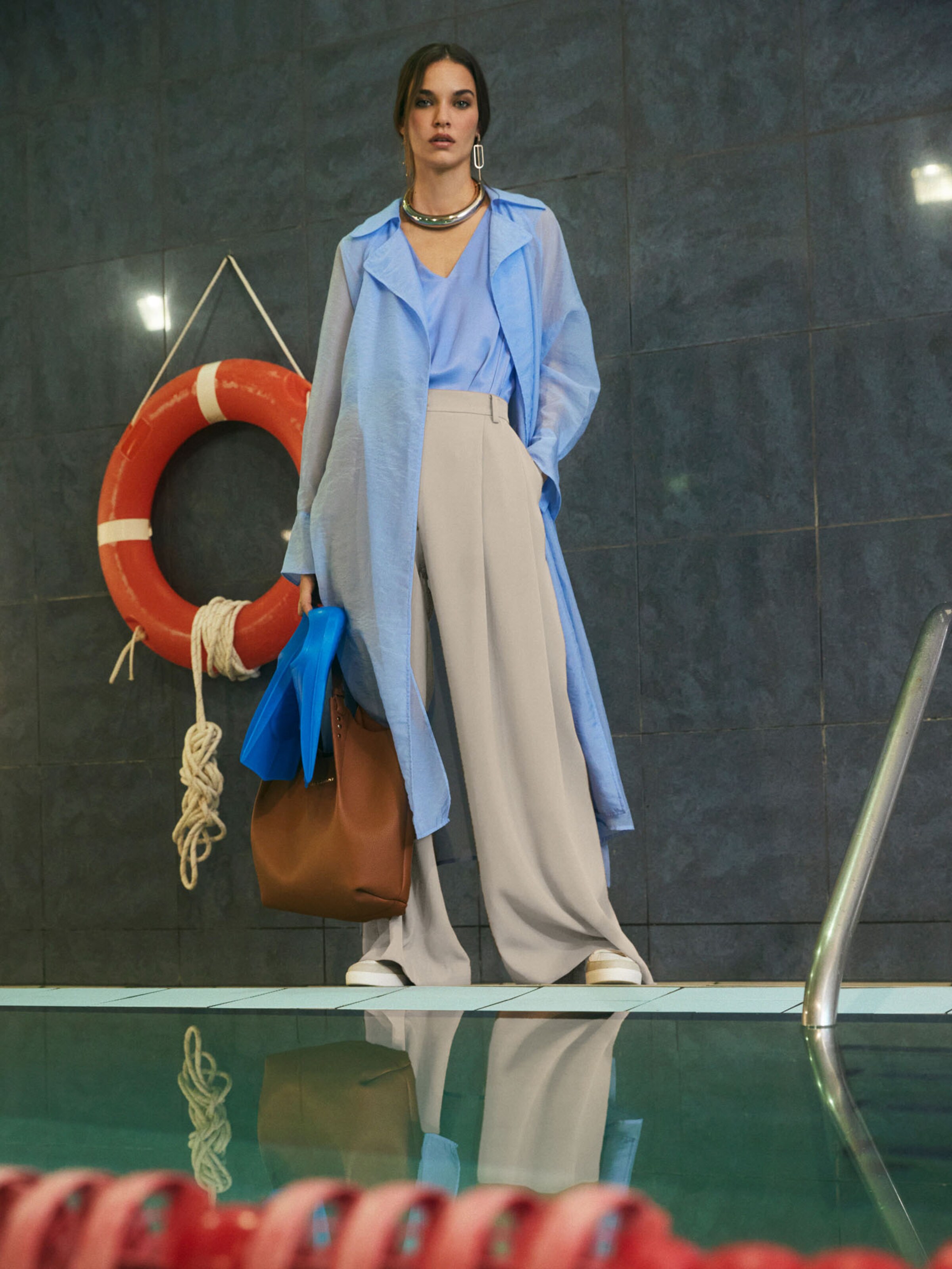 Lola Casademunt Лятно палто в синьо