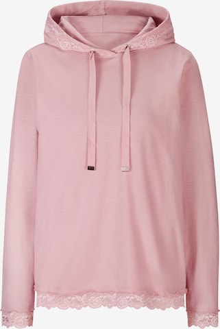 Sweat-shirt heine en rose : devant