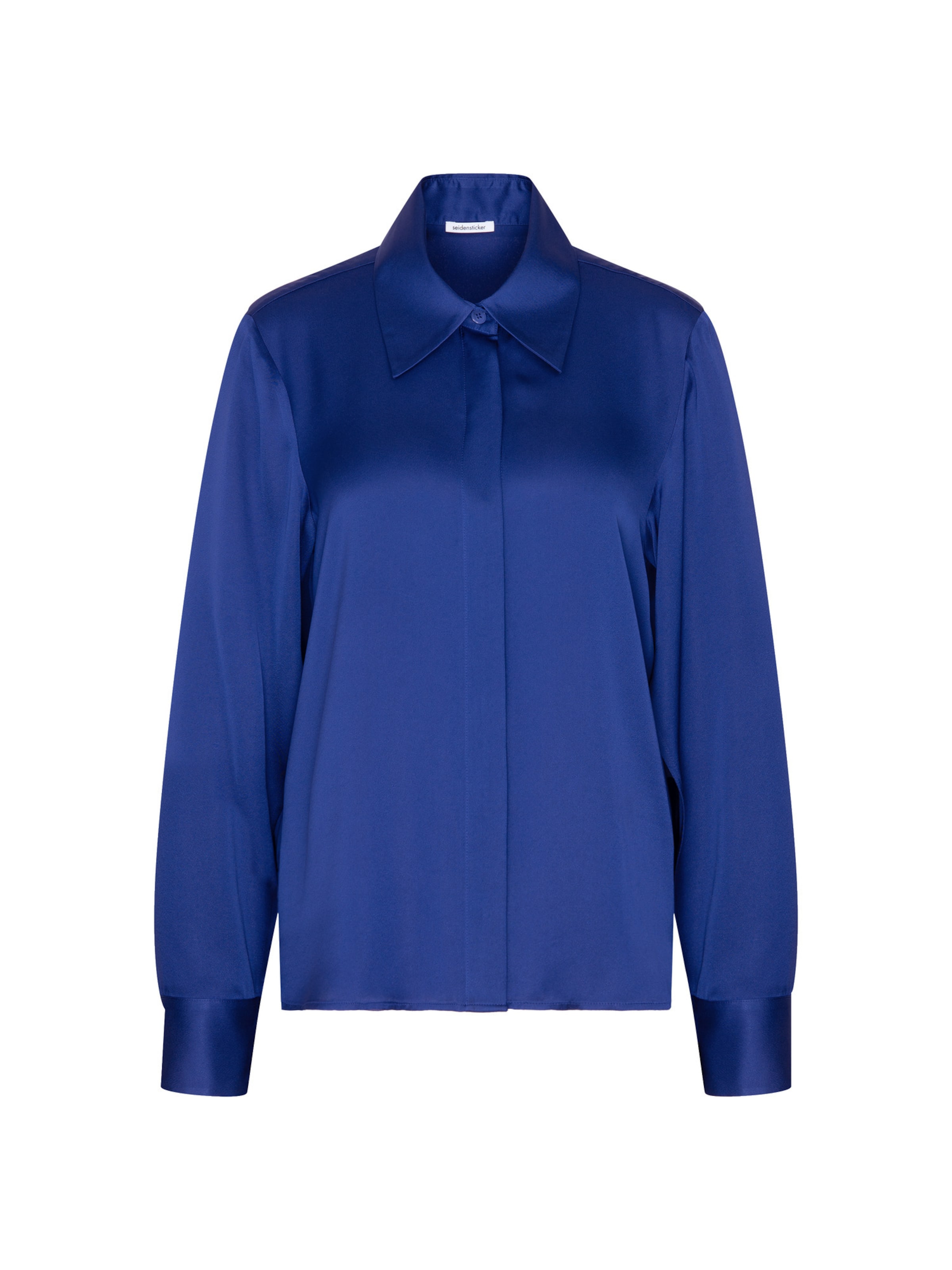 SEIDENSTICKER Blouse in Blauw: voorkant