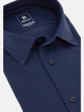 Boggi Milano Regular Fit Hemd in Blau