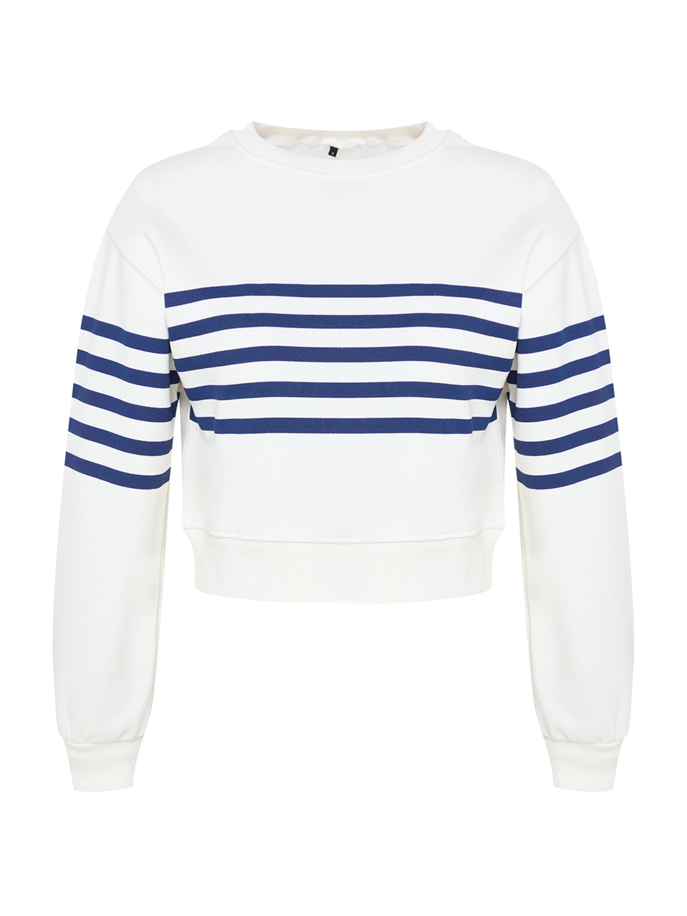 Trendyol Sweatshirt in Beige: front
