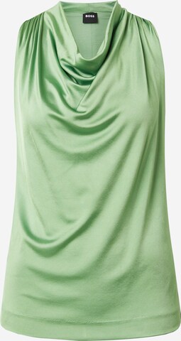 BOSS Bluzka 'Etalica1' w kolorze zielony: przód