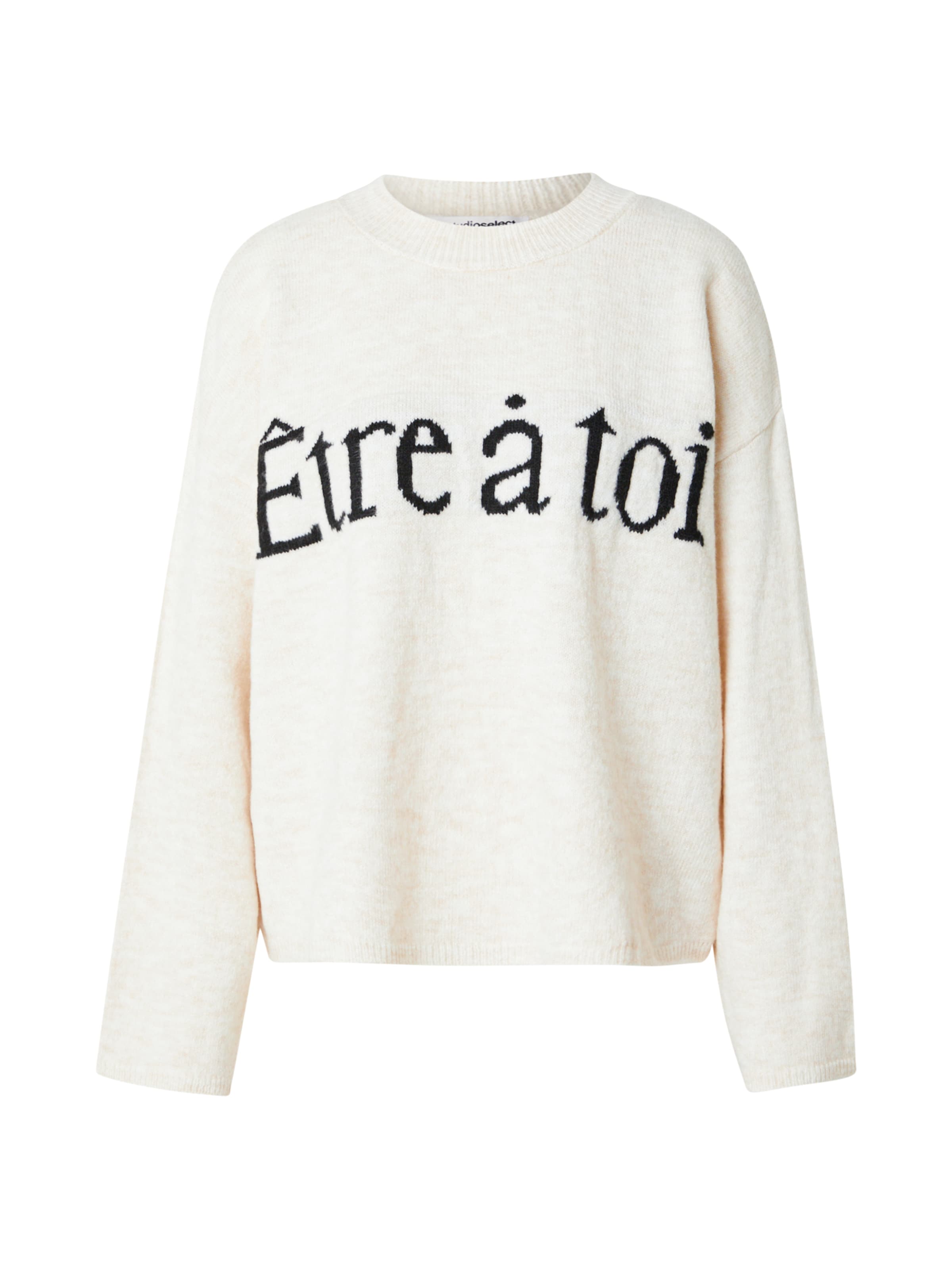 studioselect Pullover 'Suki' em creme / preto, Vista do artigo