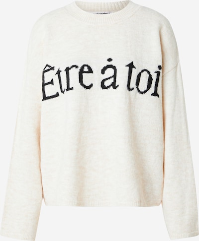 krém / fekete studioselect Pulóver 'Suki', Termék nézet