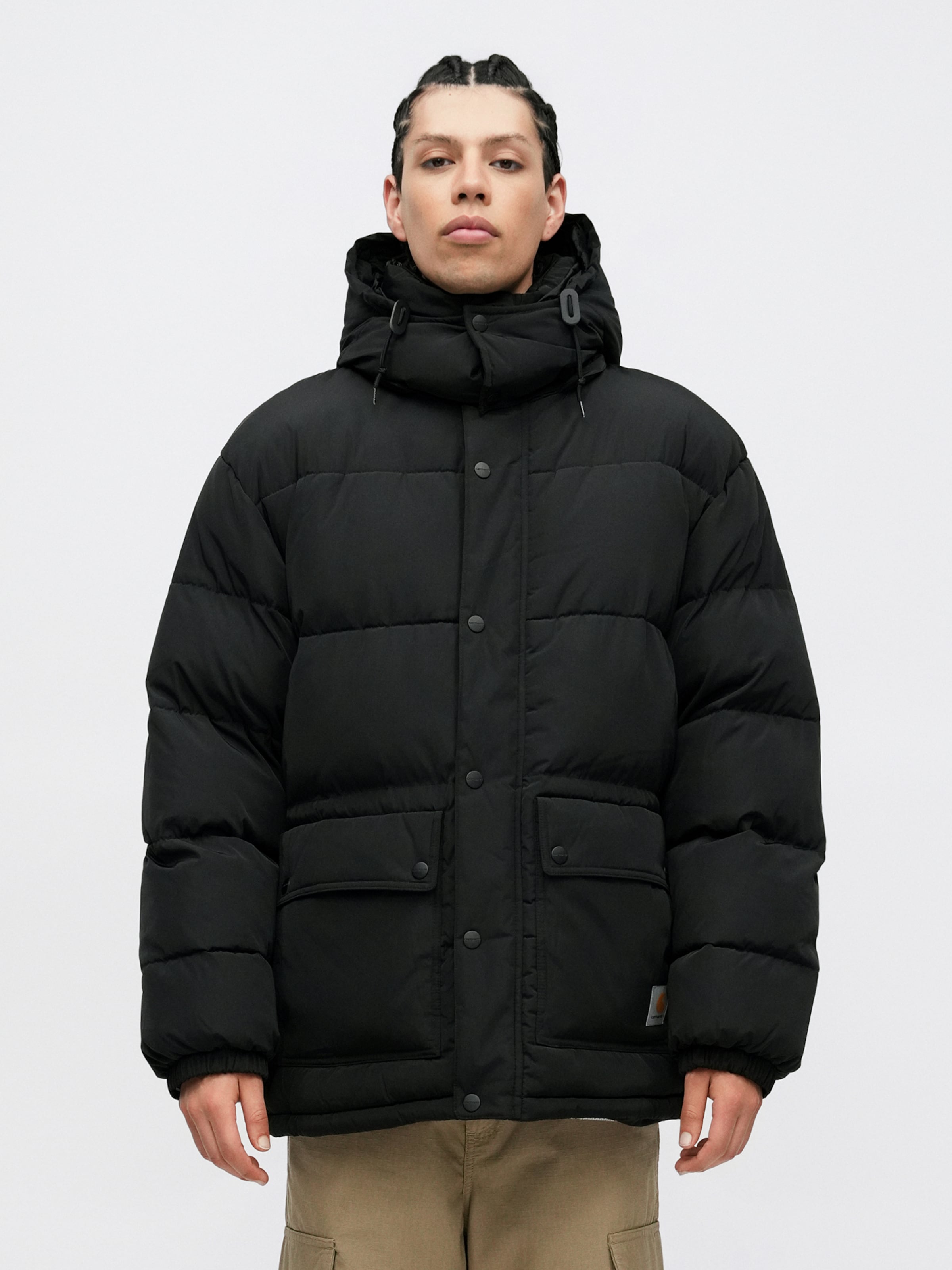 Carhartt WIP Geacă de iarnă 'Brent' pe Negru | ABOUT YOU