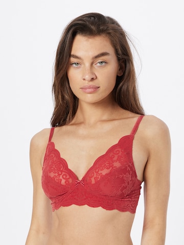 TRIUMPH Triangle Bra 'Amourette' in Red: front