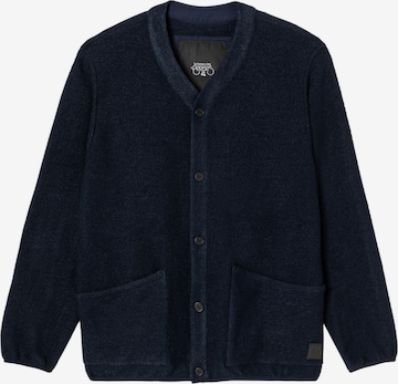 Le Temps Des Cerises Strickjacke 'TERIS' in Blau: Vorderseite
