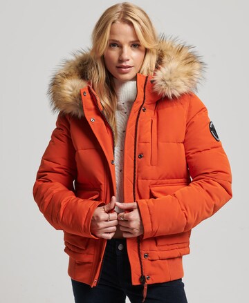 Veste d’hiver 'Everest' Superdry en orange : devant