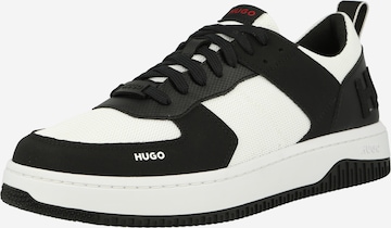 Sneaker bassa 'Kilian' di HUGO Red in nero: frontale