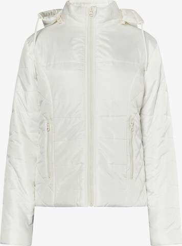 MYMO Between-Season Jacket in White: front