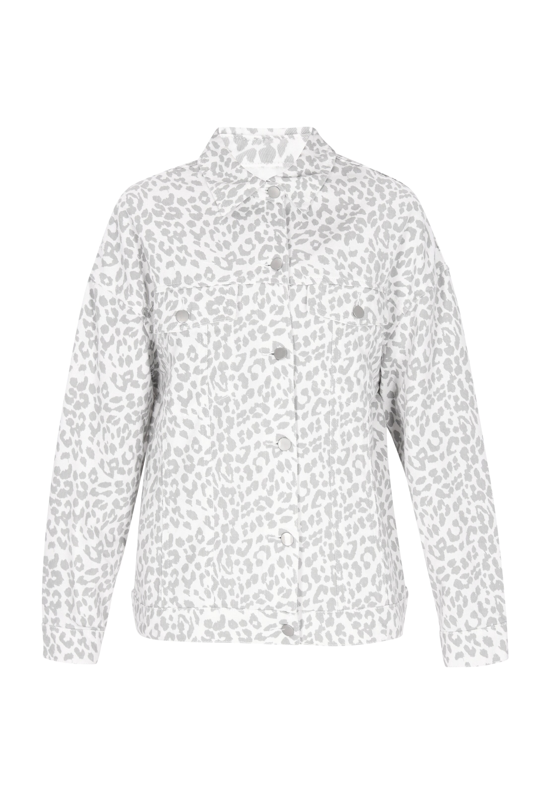 NALLY Přechodná bunda – bílá: přední strana