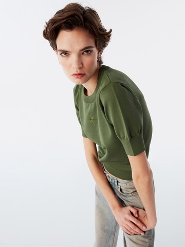 Pull-over Twist en vert