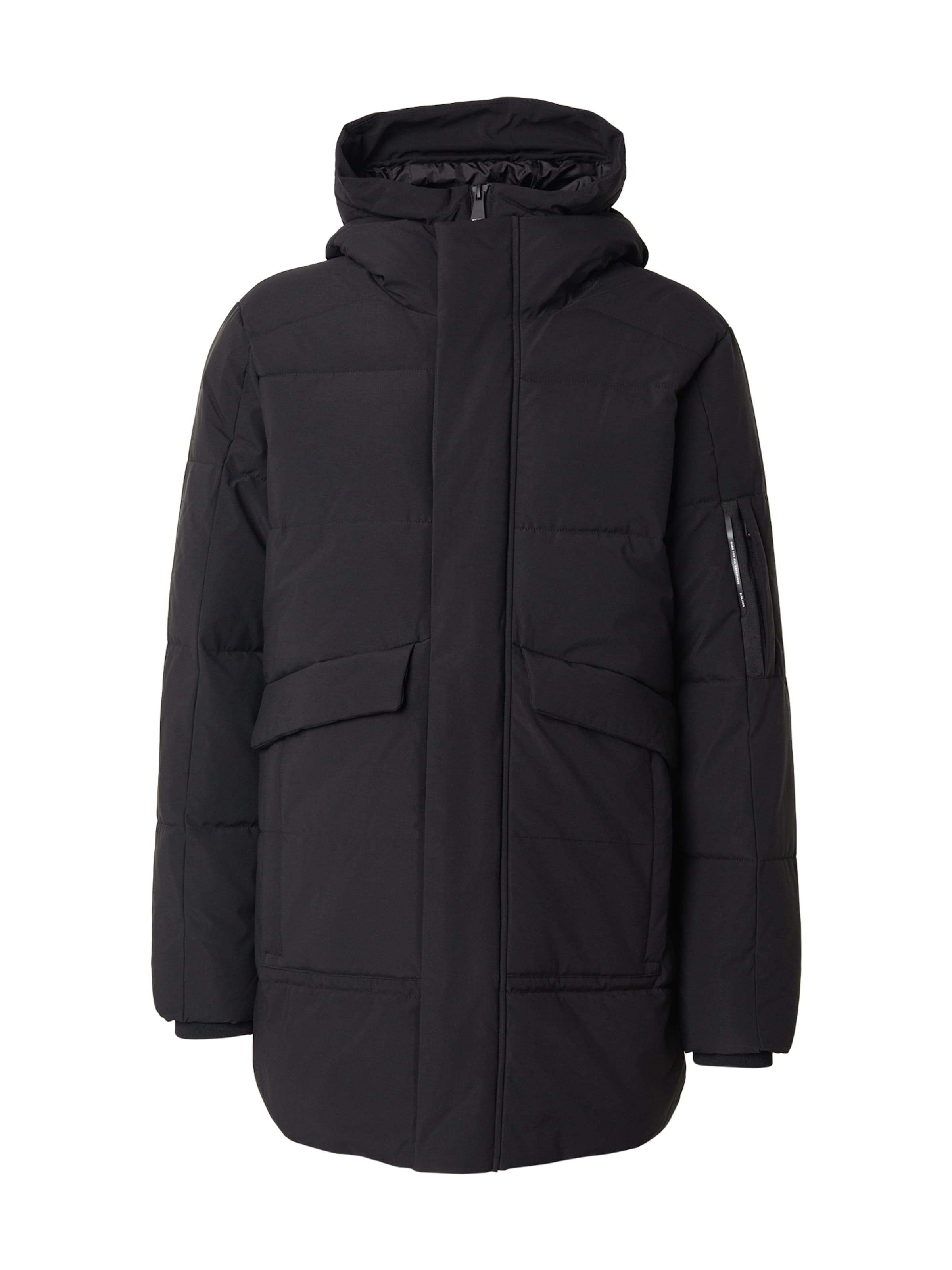 s.Oliver Χειμερινό μπουφάν σε μαύρο: μπροστά