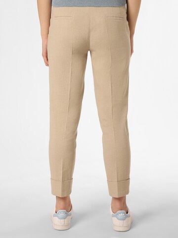 Cambio Slimfit Hose 'Krystal' in Beige