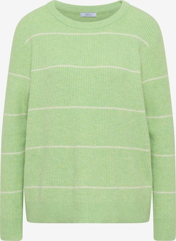CECIL Sweater in Green: front