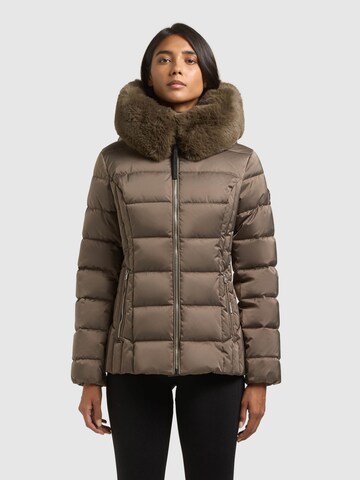 khujo Jacke 'Danida' in Grau: Vorderseite