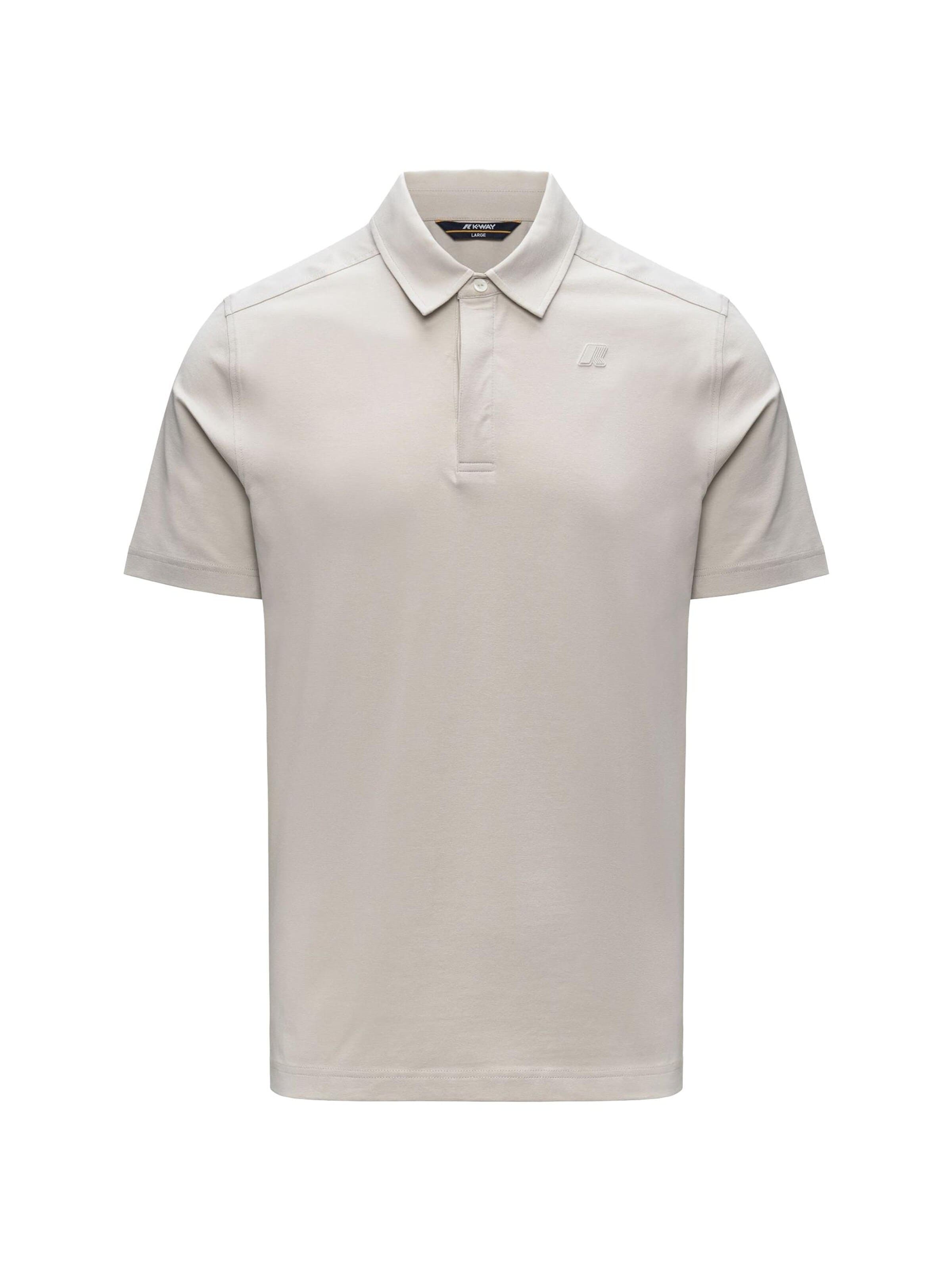 K-Way - Camiseta 'K-WAY VIGGO LT STRETCH JERSEY SLIM T-Shirt e Polo' en beige: frente
