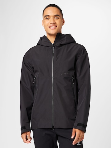 Didriksons Performance Jacket 'Basil' in Black: front