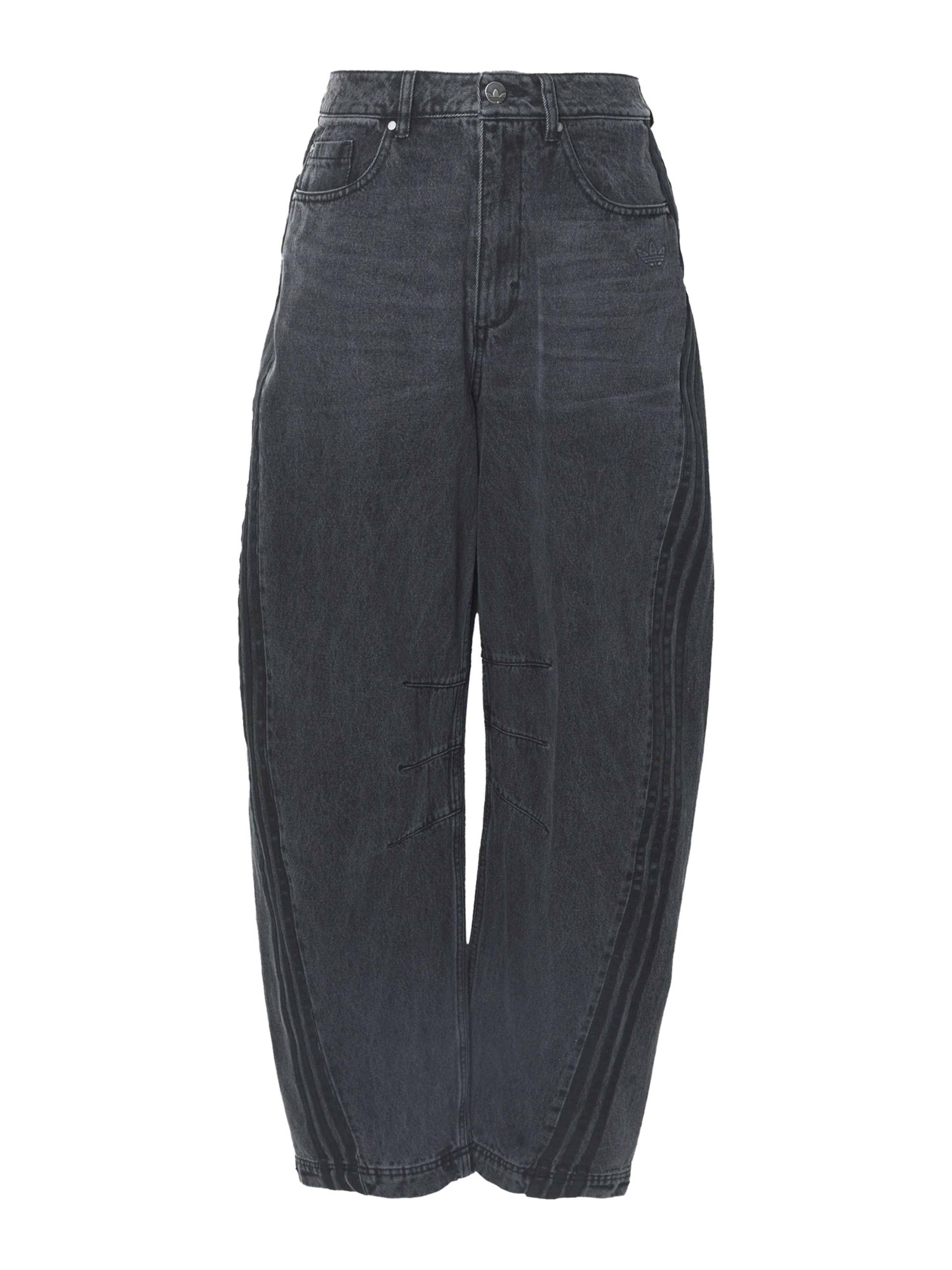 ADIDAS ORIGINALS Baggy Jeans in Zwart: voorkant