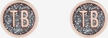 Boucles d'oreilles Ted Baker en or : devant