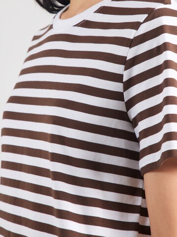 PIECES Shirt 'PCRIA' in Brown