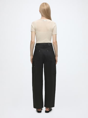 Calvin Klein Jeans Loosefit Παντελόνι cargo σε μαύρο