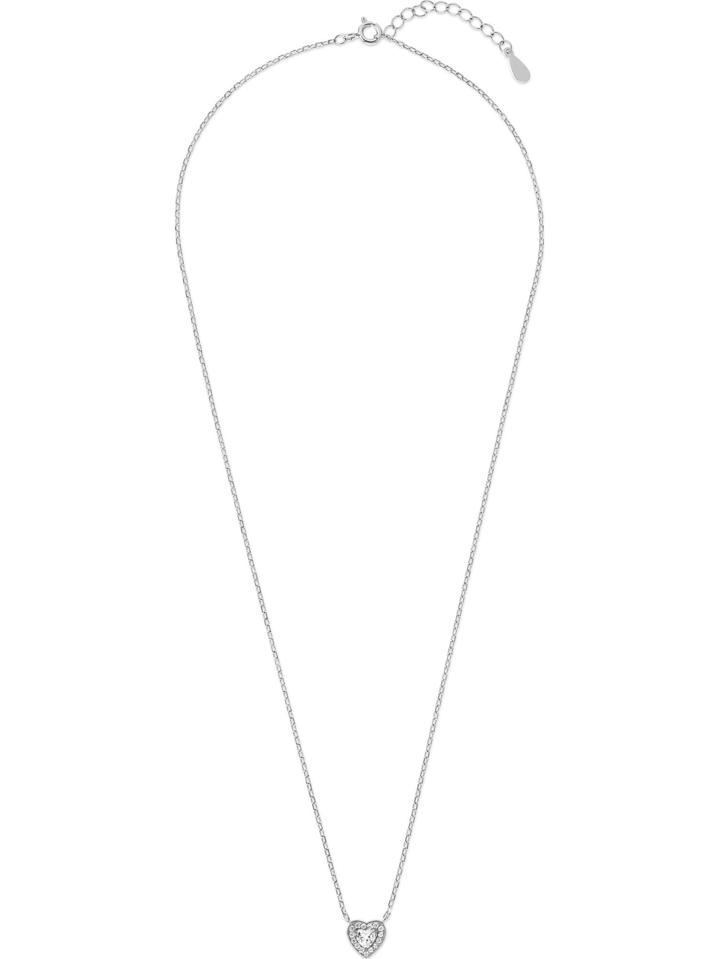 FAVS Necklace in Silver: front