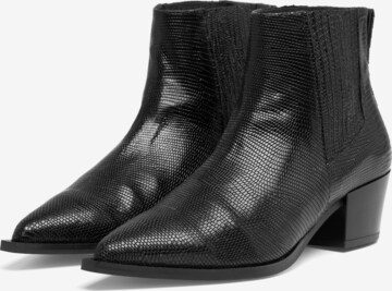 Ivylee Copenhagen Boots 'Gayle Lizard' i sort