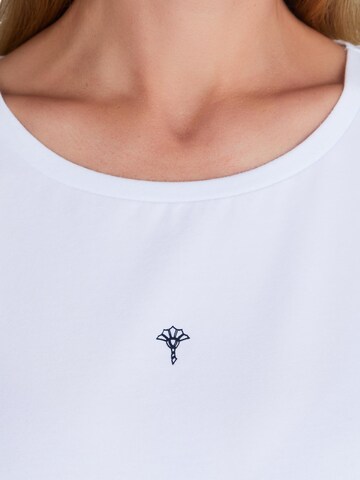 JOOP! Schlafshirt 'Cosy'‌‌‌‌‌‌‌‌‌‌ in Weiß