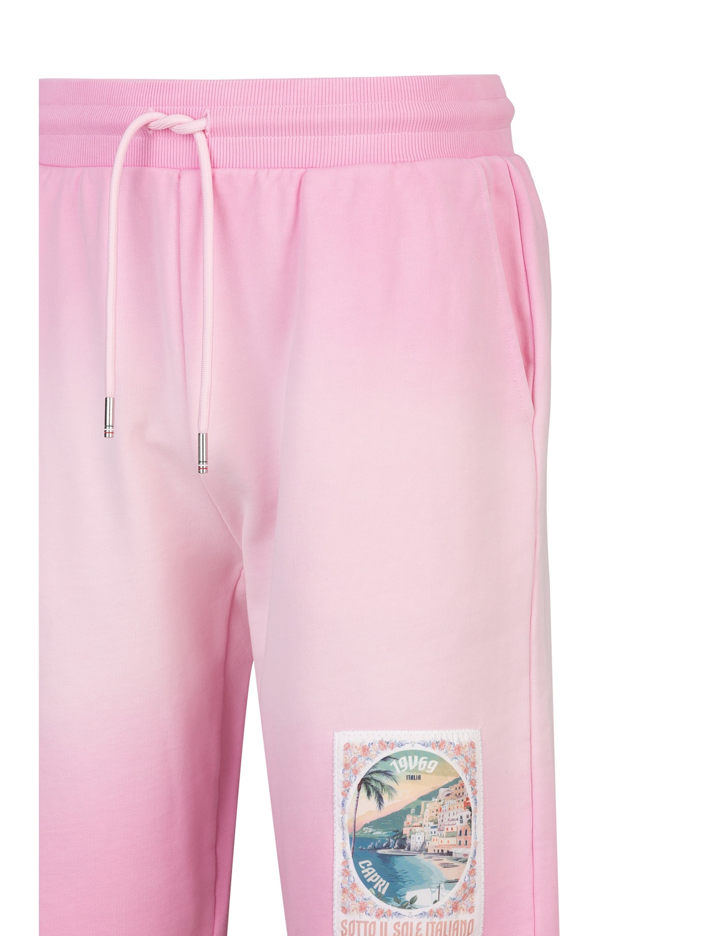 19V69 ITALIA Regular Broek 'Meo Dip' in Roze
